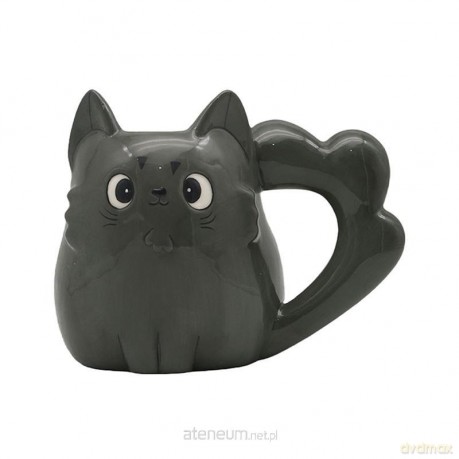 Kubek ceramiczny - Kot ciemny szary Beans&Co Cats