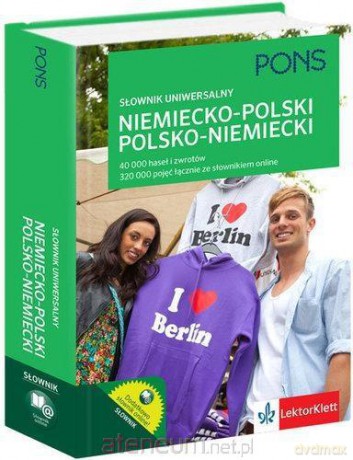 Słownik uniwersalny niemiecko- polski, polsko- niemiecki PONS [KSIĄŻKA]