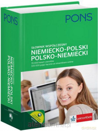 Słownik współczesny niemiecko- polski, polsko- niemiecki PONS [KSIĄŻKA]