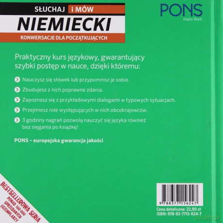 Słuchaj i mów Niemiecki Konwersacje dla początkujących [KSIĄŻKA]