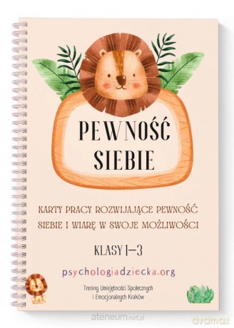 Pewność siebie. Karty pracy rozwijające pewność siebie - TUS Kraków [KSIĄŻKA]