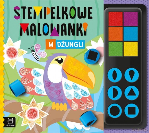 Stempelkowe malowanki. W dżungli - Agata Kaczyńska [KSIĄŻKA]