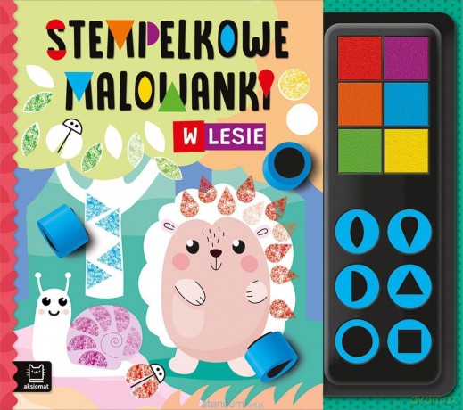 Stempelkowe malowanki. W lesie - Agnieszka Bator [KSIĄŻKA]