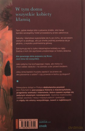 Święta patronka kłamców - Ann Patchett [KSIĄŻKA]