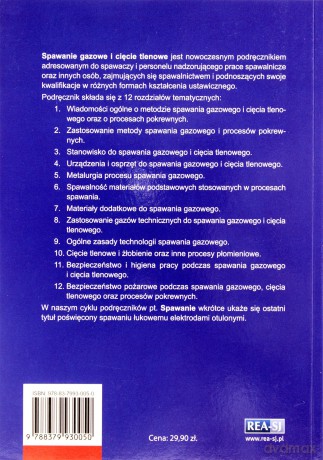 Spawanie gazowe i cięcie tlenowe REA [KSIĄŻKA]
