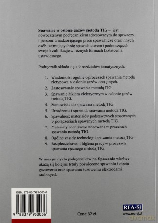 Spawanie w osłonie gazów metodą TIG [KSIĄŻKA]
