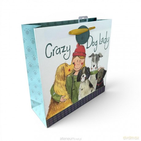 Torebka prezentowa duża - Crazy Dog Lady Psiara