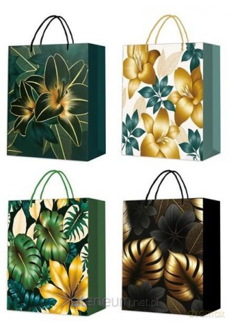 Torebka prezentowa M Kwiaty