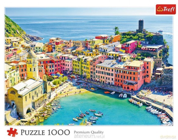 TREFL 1000 el. Malownicze miasteczko Vernazza [PUZZLE]