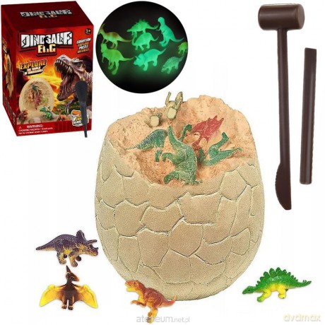 Wykopaliska paleontolog dinozaur w jajku