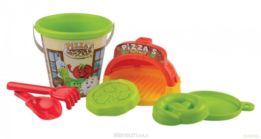 Zabawki do piasku Pizza 7 el.