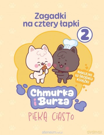 Zagadki na cztery łapki (Tom 2) Chmurka i Burza... - Marta Jagoda, Adam Pliszka [KSIĄŻKA]