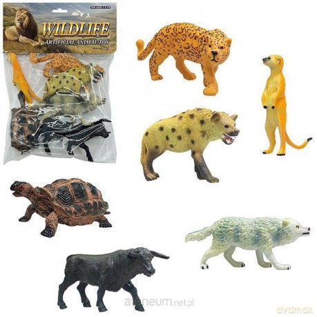 Zwierzęta dzikie zoo 6szt [FIGURKA]