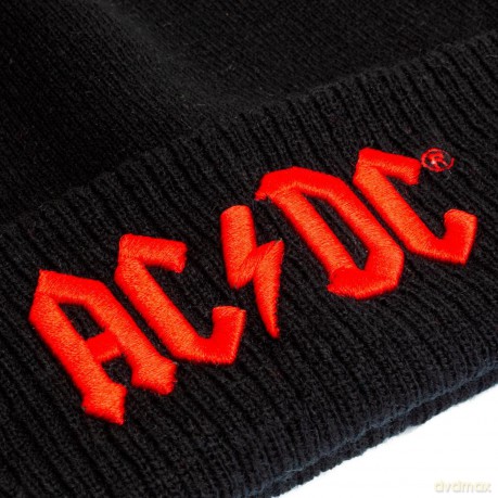 ACDC Beanie Applique Logo