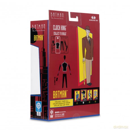 Batman: The Animated Series DC Direct Build-A Action Figures Wave 7 Batman (Alternate Expressions) (Platinum Edition) 15 cm [FIGURKA]