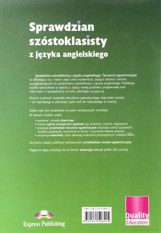 Sprawdzian 6-klasisty. Ćwiczenia egzaminacyjne 3 [KSIĄŻKA]