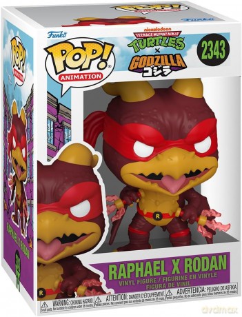 Godzilla x Turtles POP! Animation Vinyl Figure Raphael X Rodan 9 cm [FIGURKA]