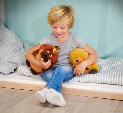 Hoppers Plush Figure Loaf Beaver 22 cm