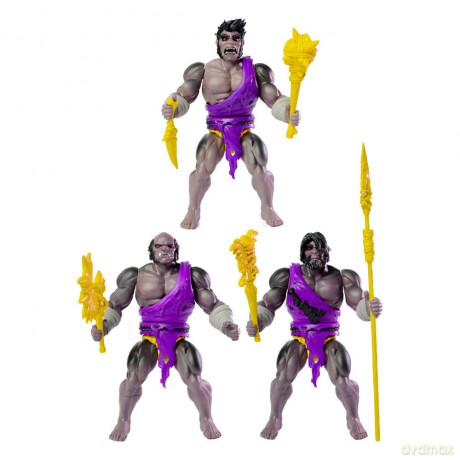 Legends of Dragonore Wave 2: Dragon Hunt Action Figure 3-Pack Brukteror Cave Men 14 cm [FIGURKA]