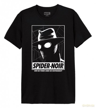 Marvel T-Shirt Spider-Noir Red Banner Cover Size XL