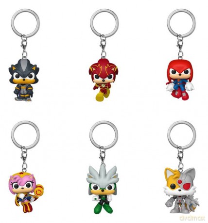Sonic the Hedgehog POP! Vinyl Keychains 4 cm