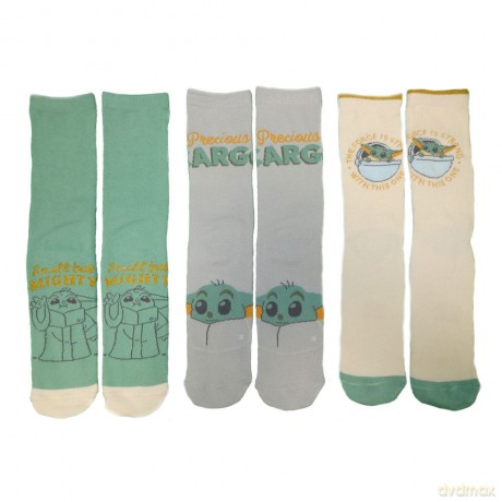 Star Wars The Mandalorian Socks 3-Pack Grogu S-M