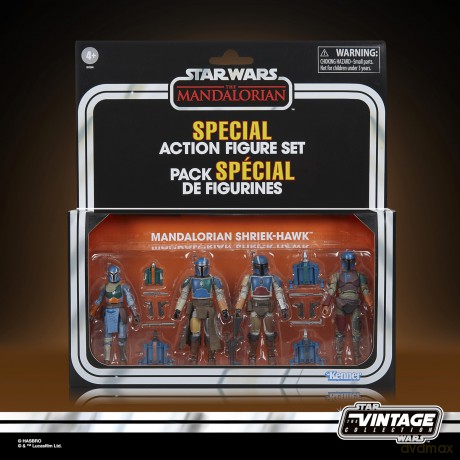 Star Wars The Mandalorian Vintage Collection Action Figure 4-Pack Mandalorian Shriek-Hawk 10 cm [FIGURKA]