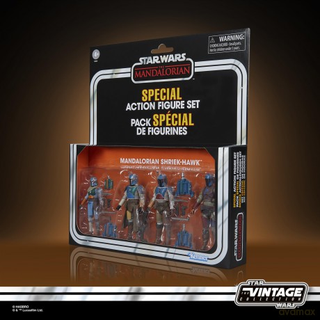 Star Wars The Mandalorian Vintage Collection Action Figure 4-Pack Mandalorian Shriek-Hawk 10 cm [FIGURKA]