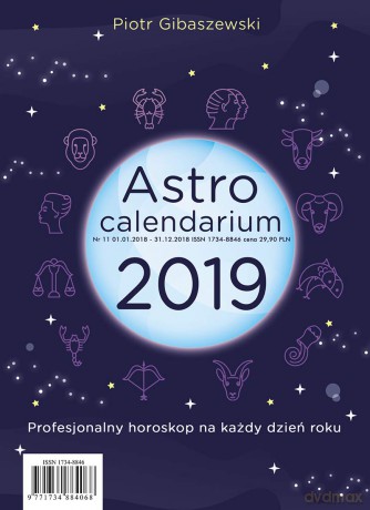 Astrocalendarium 2019 - Piotr Gibaszewski [KSIĄŻKA]