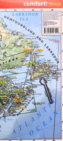 Canada laminowana mapa samochodowo-turystyczna 1:2 500 000 1:5 500 000 1:10 000 000