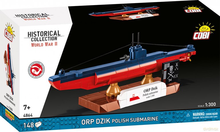 COBI klocki Polish Submarine ORP Dzik COBI-4864 [KLOCKI]