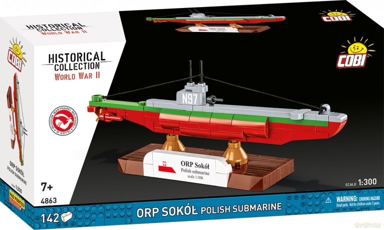 COBI klocki Polish Submarine ORP Sokół COBI-4863 [KLOCKI]