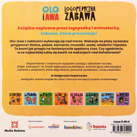 Kamyki. Logopedyczna zabawa. Olo i Awa - Monika Skikiewicz [KSIĄŻKA]