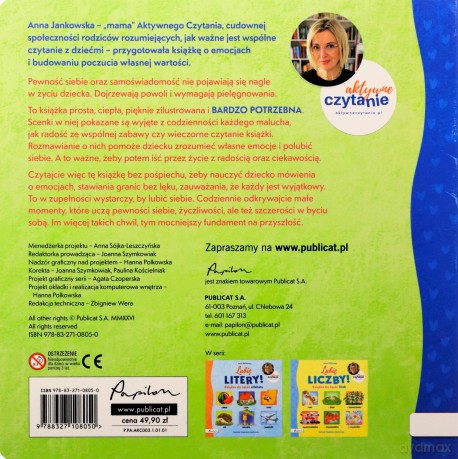 Lubię siebie! Książka o emocjach i budowaniu pewności siebie. Aktywne czytanie - Anna Jankowska [KSIĄŻKA]