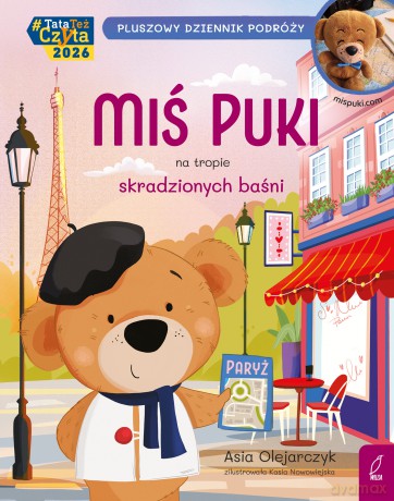 Miś Puki na tropie skradzionych baśni. Pluszowy dziennik podróży - Joanna Olejarczyk [KSIĄŻKA]