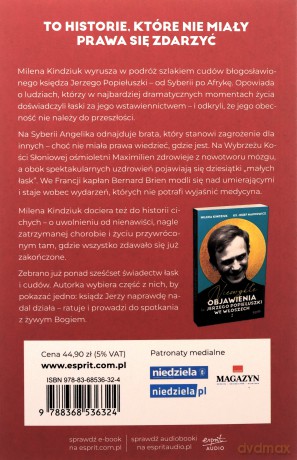 Nowe cuda ks. Jerzego Popiełuszki - Milena Kindziuk [KSIĄŻKA]