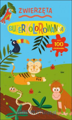 Superkolorowanka - Zwierzęta [KSIĄŻKA]