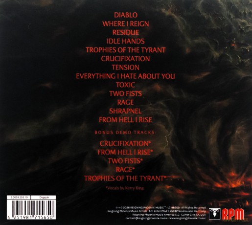 Kerry King: From Hell I Rise (Deluxe 2 Year Anniversary) (digipack) [CD]