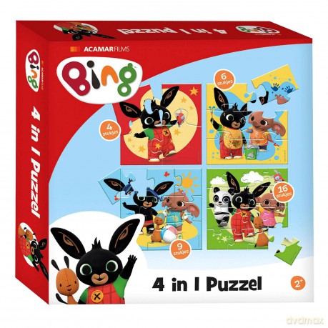 Bambolino Toys: Bing - 4 In 1 Puzzle (BT19091)