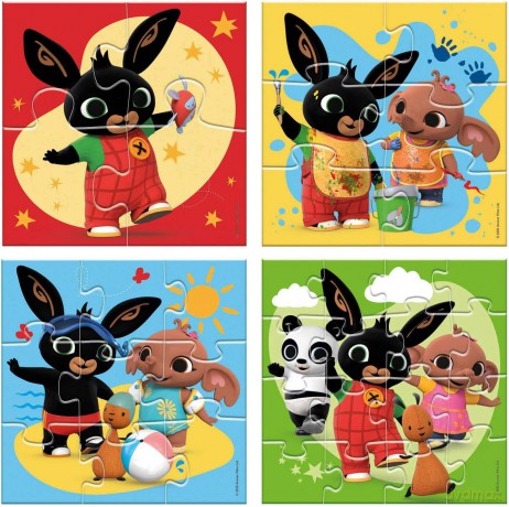 Bambolino Toys: Bing - 4 In 1 Puzzle (BT19091)