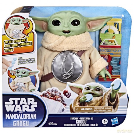 Hasbro Disney: Star Wars The Mandalorian and Grogu - Snackin' Grogu Figure (G3087)