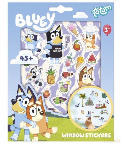 Totum Bluey: Window Stickers Naklejki na okno (TT290471)