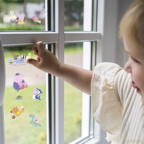 Totum Peppa Pig: Window Stickers (BT360129)