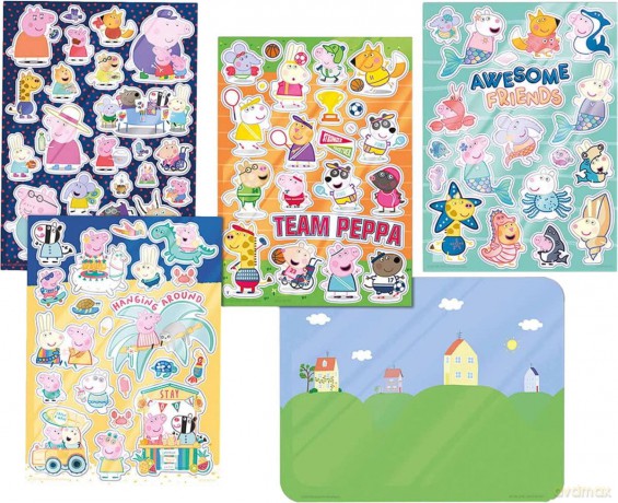 Totum Peppa Pig: Window Stickers (BT360129)
