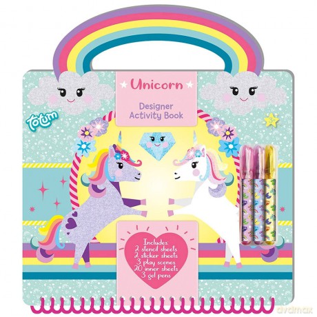Totum: Unicorn -Designer Activity Book (TT071582)