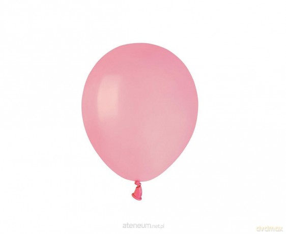 Balony Gemar pastel baby pink macaron 100szt