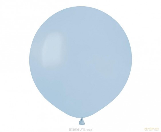 Balony Gemar pastel pudrowe błękitne 48cm 25szt