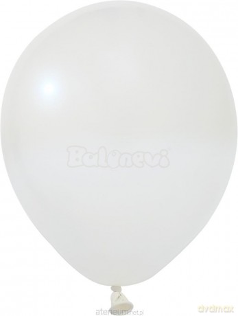 Balony lateksowe Pastel białe 30cm 100szt