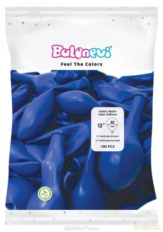 Balony lateksowe Pastel niebieskie 30cm 100szt