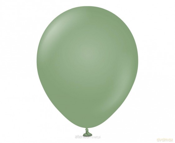 Balony retro eukaliptusowe 30cm 100szt